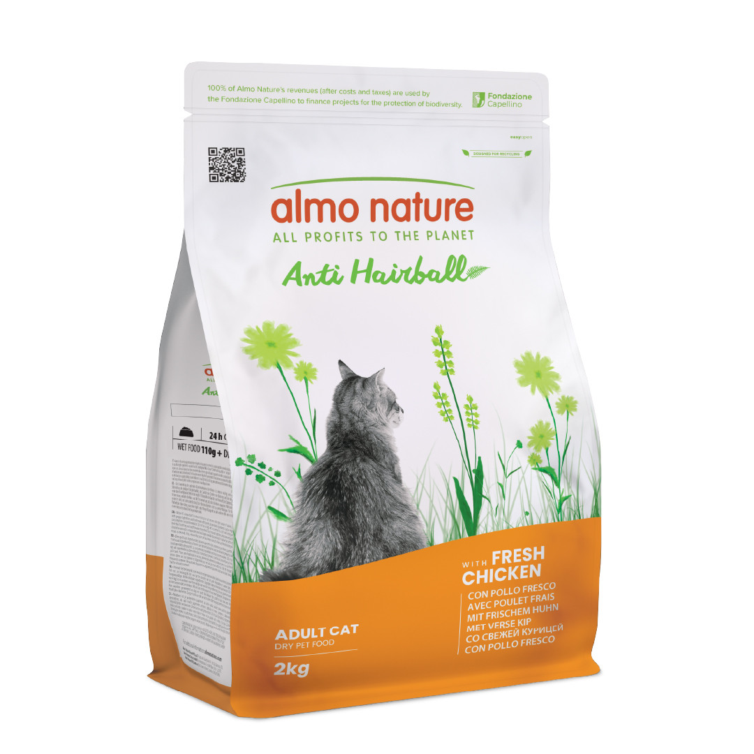 Almo Nature Anti-Hairball kip kattenvoer