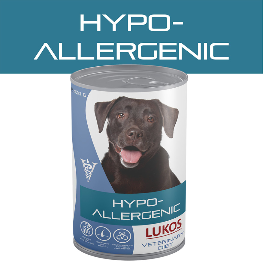 Lukos Veterinary Diet Hypoallergenic natvoer hond