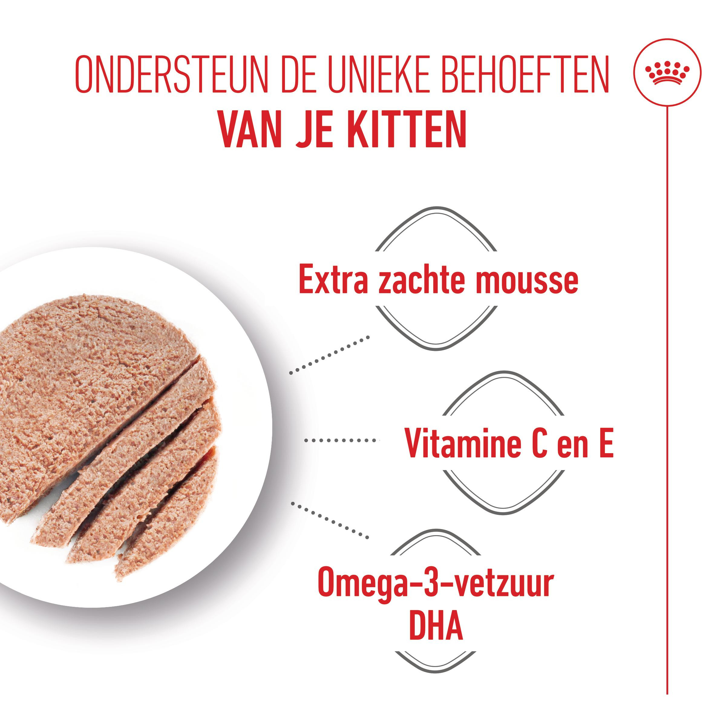 Royal Canin Mother & Babycat natvoer kat (mousse)