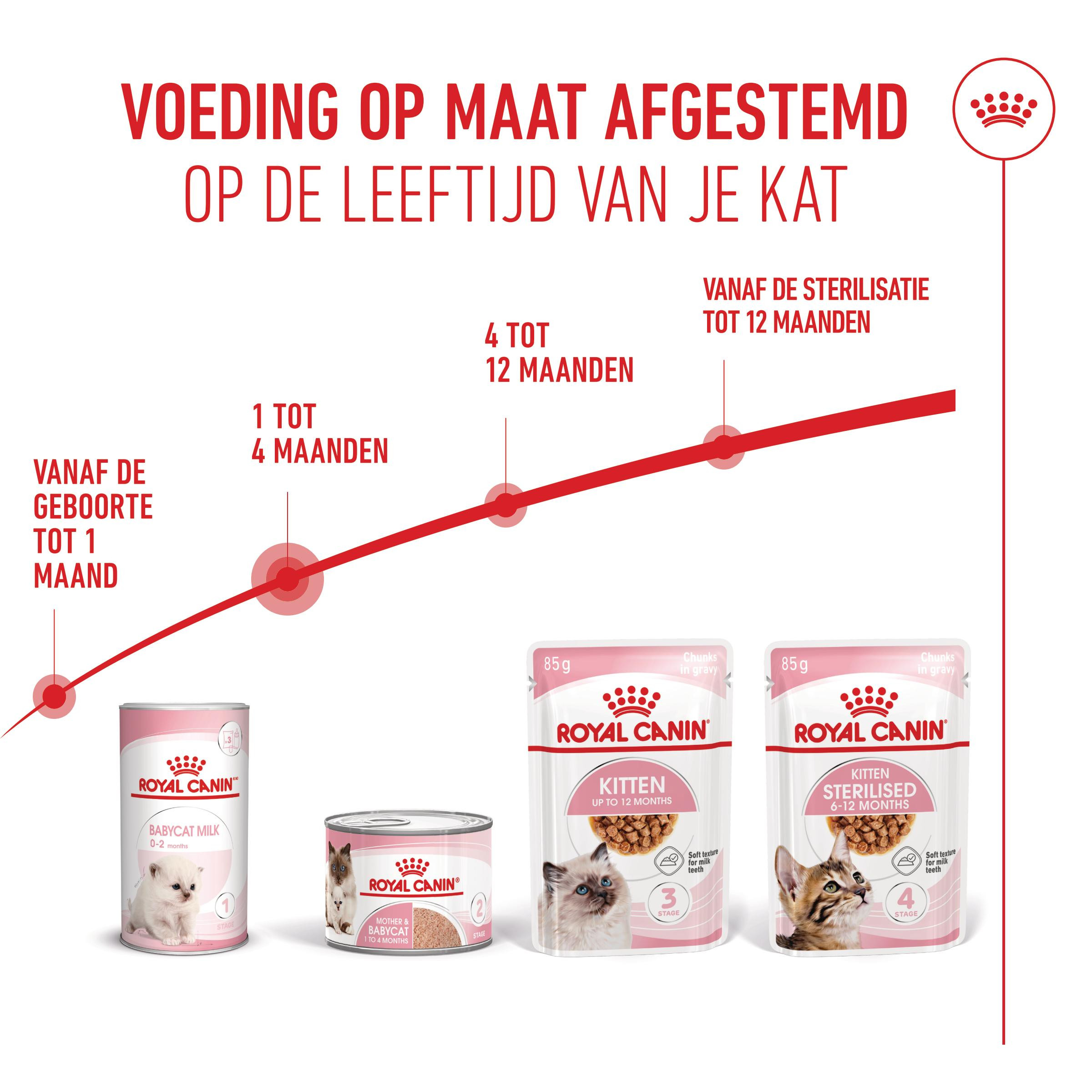 Royal Canin Mother & Babycat natvoer kat (mousse)