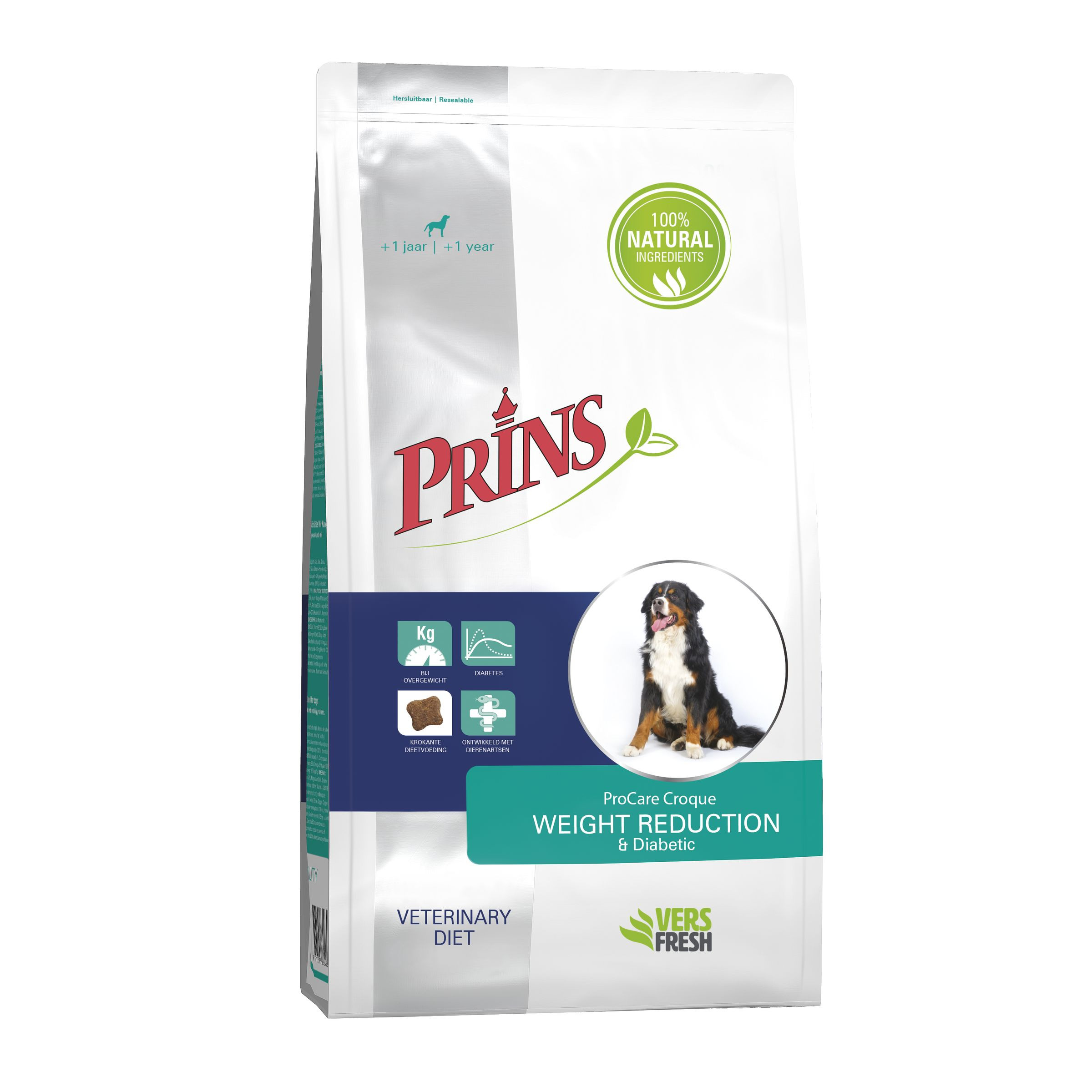 Prins Procare Croque Dieet Weight Reduction & Diabetic voor de hond