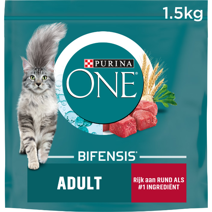 Purina One Adult Rund Volkoren Granen kattenvoer