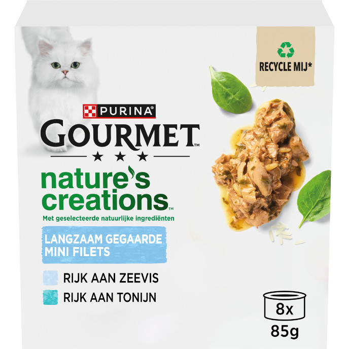 Gourmet Nature's Creations Zeevis kattenvoer