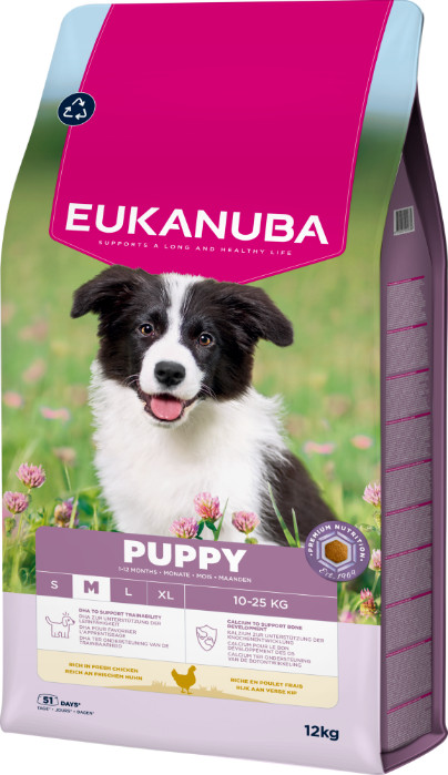 Eukanuba Growing Puppy Medium Breed kip hondenvoer
