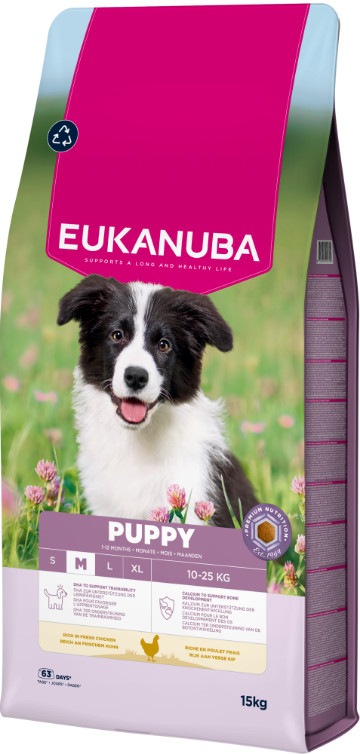 Eukanuba Growing Puppy Medium Breed kip hondenvoer