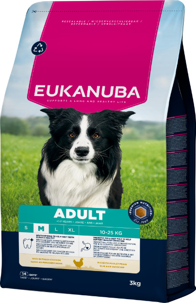 Eukanuba Active Adult Medium Breed kip hondenvoer
