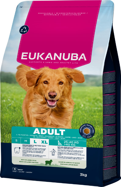 Eukanuba Adult Large met lam en rijst hondenvoer