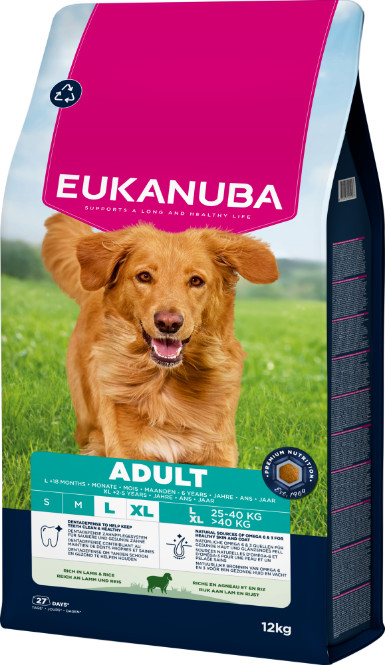 Eukanuba Adult Large met lam en rijst hondenvoer