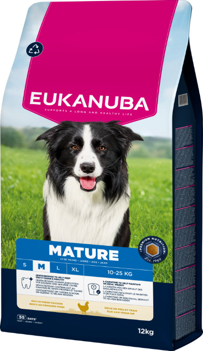 Eukanuba Thriving Mature Medium Breed kip hondenvoer