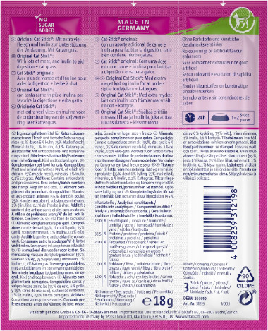 Vitakraft Catstick Healthy met kip & kattengras kattensnack