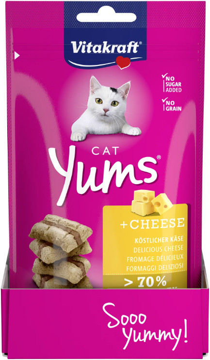 Vitakraft Cat Yums met kaas kattensnack (40 g)
