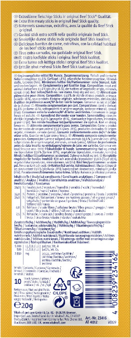 Vitakraft Beefstick School met gevogelte hondensnack (10 st.)