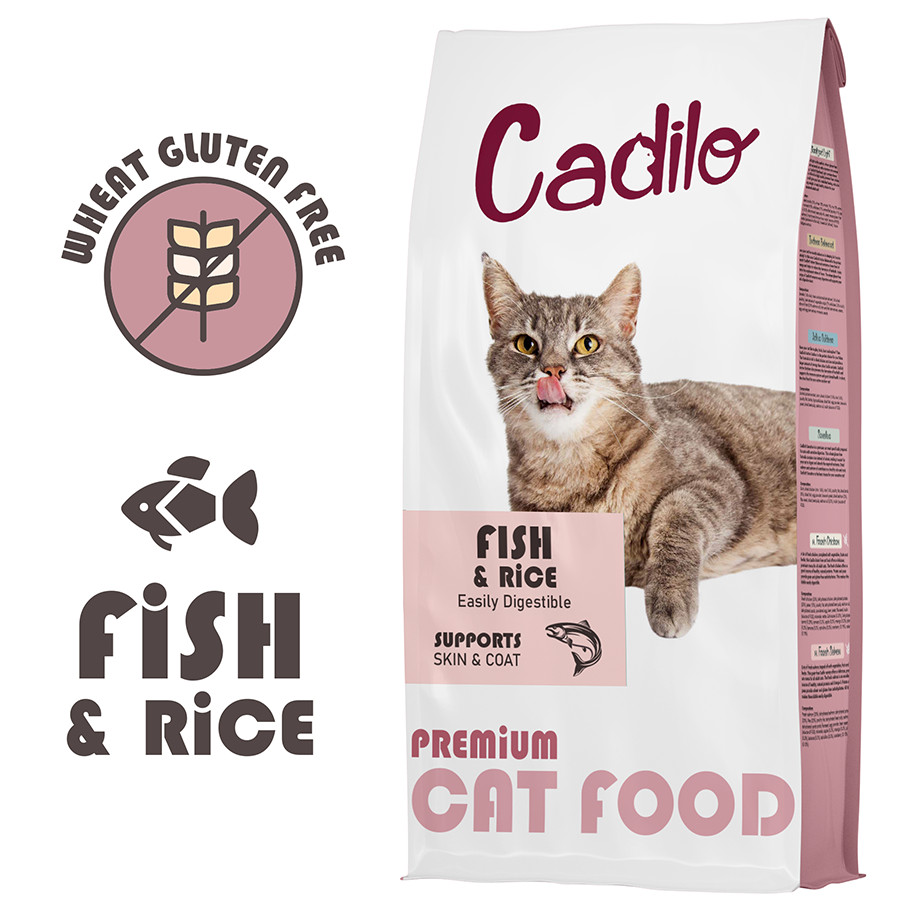 Cadilo Adult met vis en rijst - premium kattenvoer