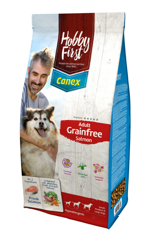 HobbyFirst Canex Adult zalm graanvrij hondenvoer