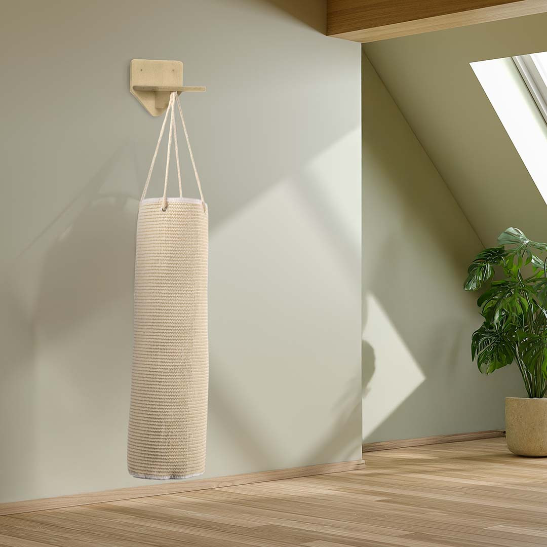 Krabzak L beige voor de kat (110 cm)