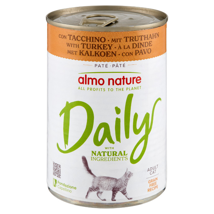 Almo Nature Daily met kalkoen natvoer kat (400 g)