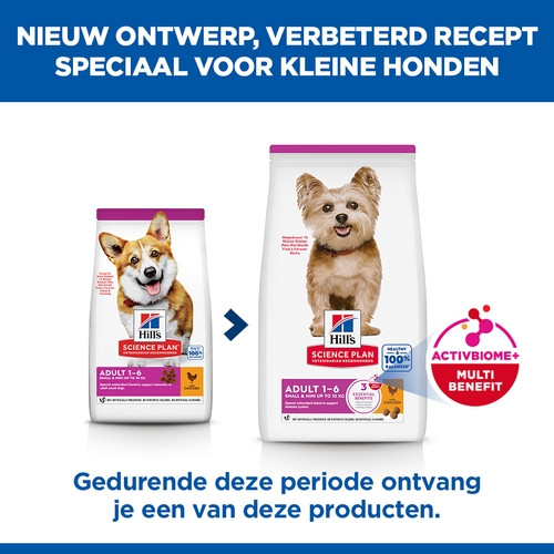 Hill's Adult Small & Mini met kip hondenvoer