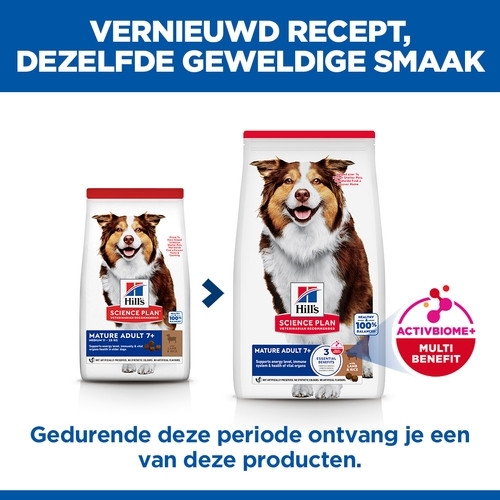 Hill's Mature Adult Medium met lam & rijst hondenvoer