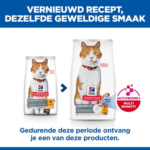 Hill's Young Adult Sterilised Huhn Katzenfutter 