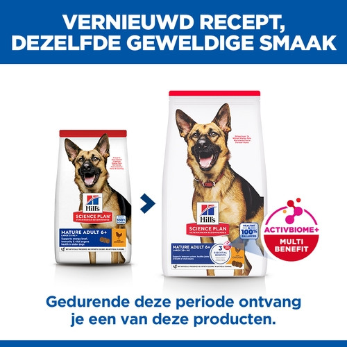 Hill's Mature Adult 5+ Active Longevity Large Breed Huhn Hundefutter 