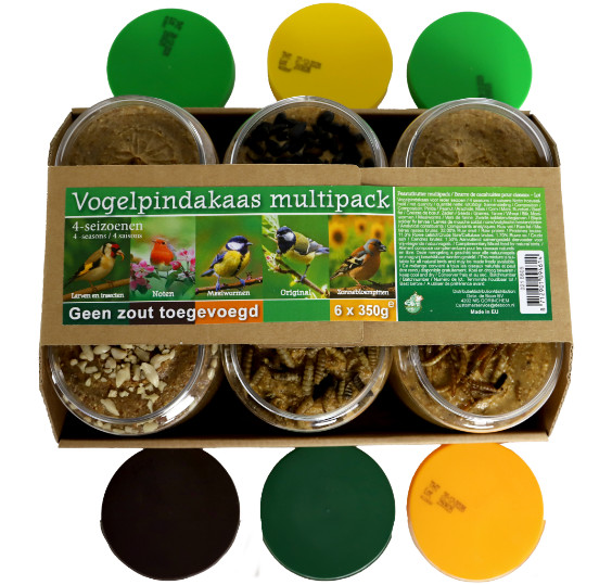 Pindakaas voor tuinvogels (multipack)