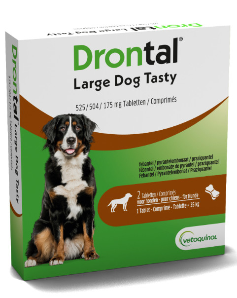 Drontal Large Dog / XL 525/504/175 mg ontwormingsmiddel