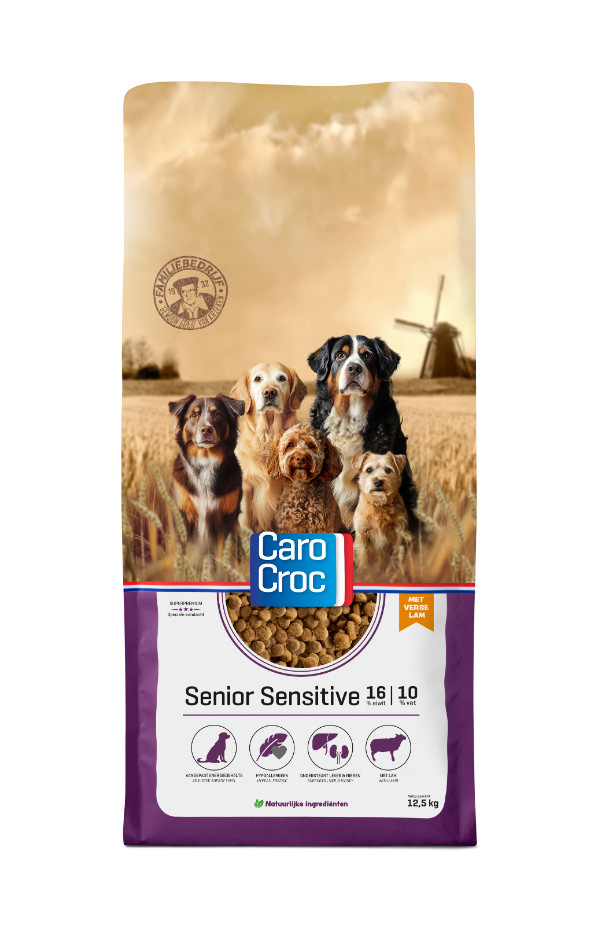 Carocroc 18/10 Senior Silver hondenvoer