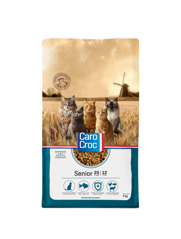 Carocroc 25/12 Senior kattenvoer
