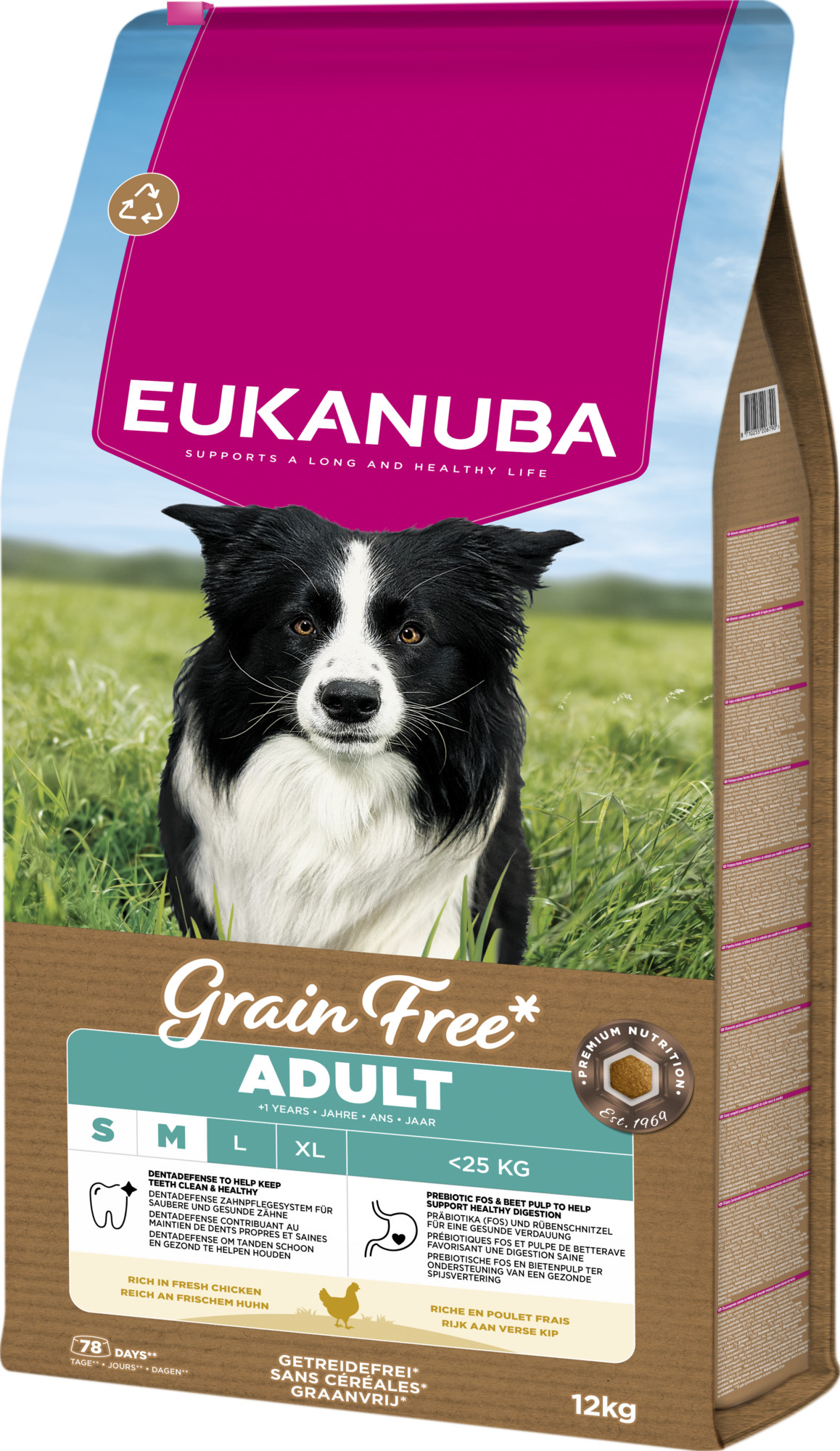 Eukanuba Adult Small & Medium kip graanvrij hondenvoer