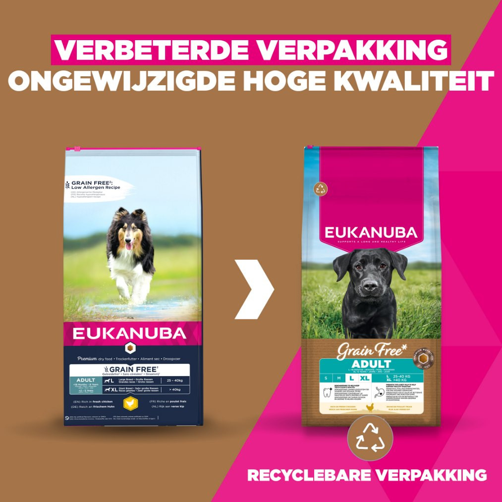 Eukanuba Adult Large kip graanvrij hondenvoer