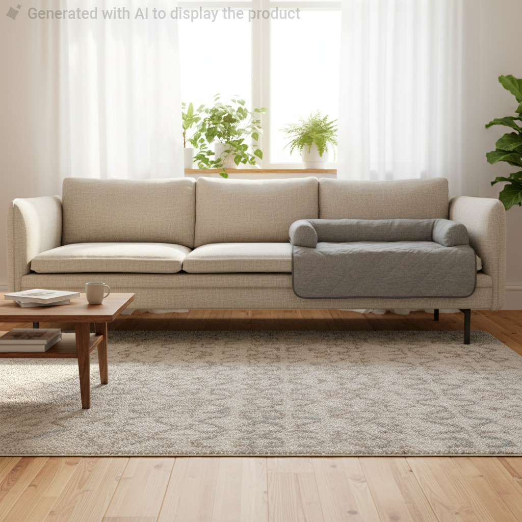 Brekz Stockholm bankkussen voor de hond grijs