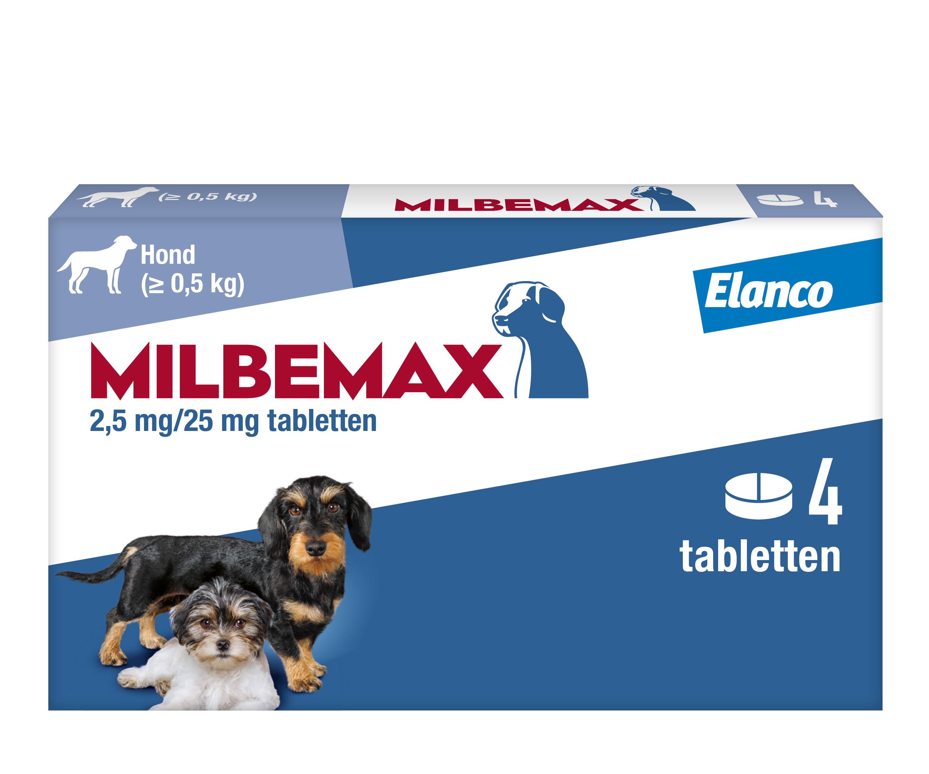 Milbemax ontwormingstabletten kleine honden en puppies
