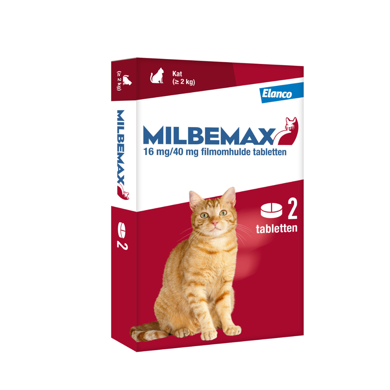 Milbemax ontwormingstabletten kat 2+ kg