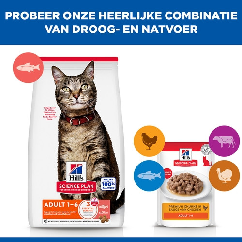 Hill's Adult Optimal Care Thunfisch Katzenfutter 