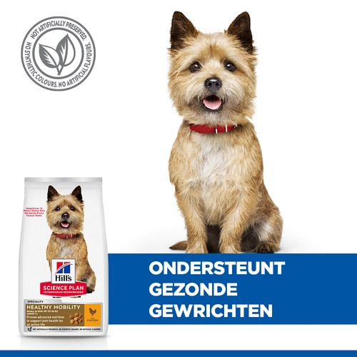 Hill's Adult Healthy Mobility Small & Mini met kip hondenvoer