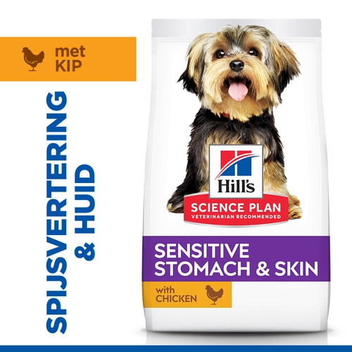 Hill's Adult Sensitive Stomach & Skin Small & Mini met kip hondenvoer