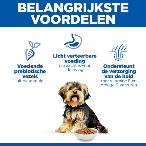 Hill's Adult Sensitive Stomach & Skin Small & Mini met kip hondenvoer