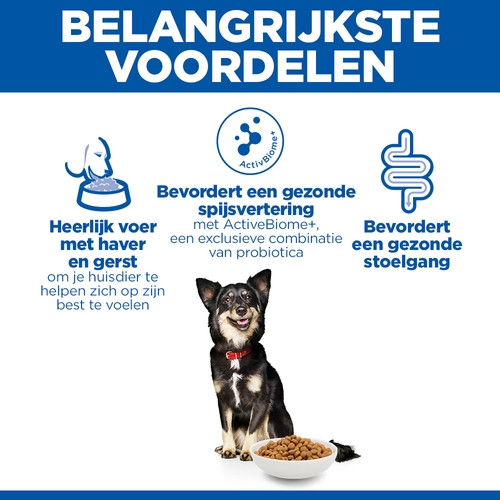 Hill's Adult Perfect Digestion Small&Mini met kip & bruine rijst hondenvoer