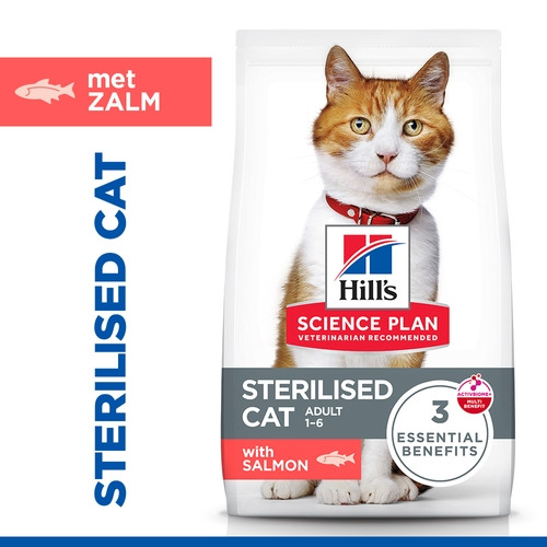 Hill's Adult Sterilised Cat met zalm kattenvoer