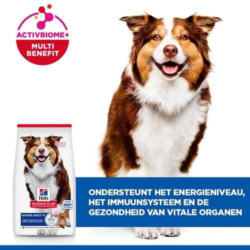 Hill's Mature Adult Medium met lam & rijst hondenvoer