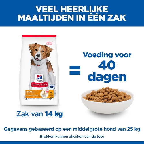 Hill's Adult Light Huhn Hundefutter 