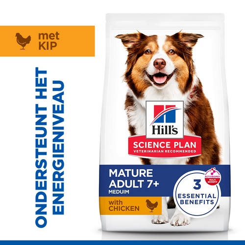Hill's Mature Adult 7+ Active Longevity Medium Huhn Hundefutter 