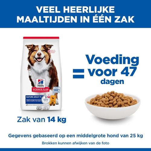 Hill's Mature Adult 7+ Active Longevity Medium Huhn Hundefutter 