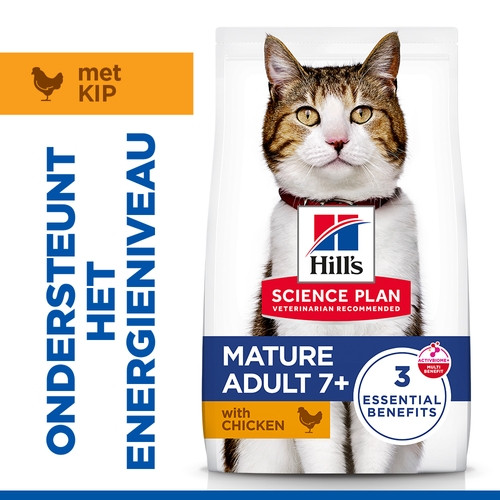 Hill's Mature Adult 7+ met kip kattenvoer