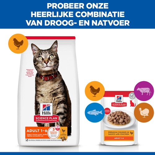Hill's Adult met kip kattenvoer