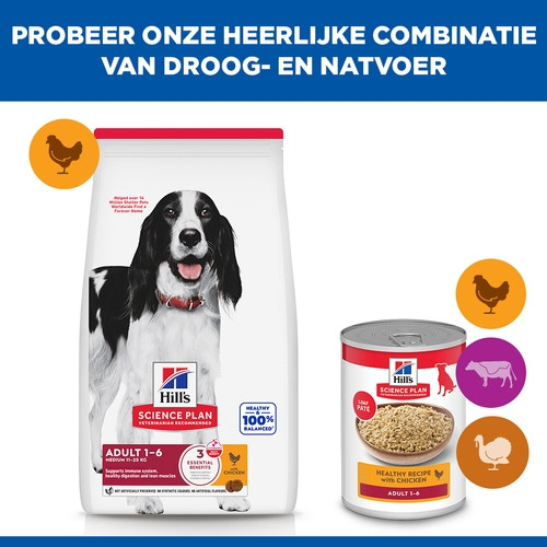 Hill's Adult Advanced Fitness Medium Huhn Hundefutter 