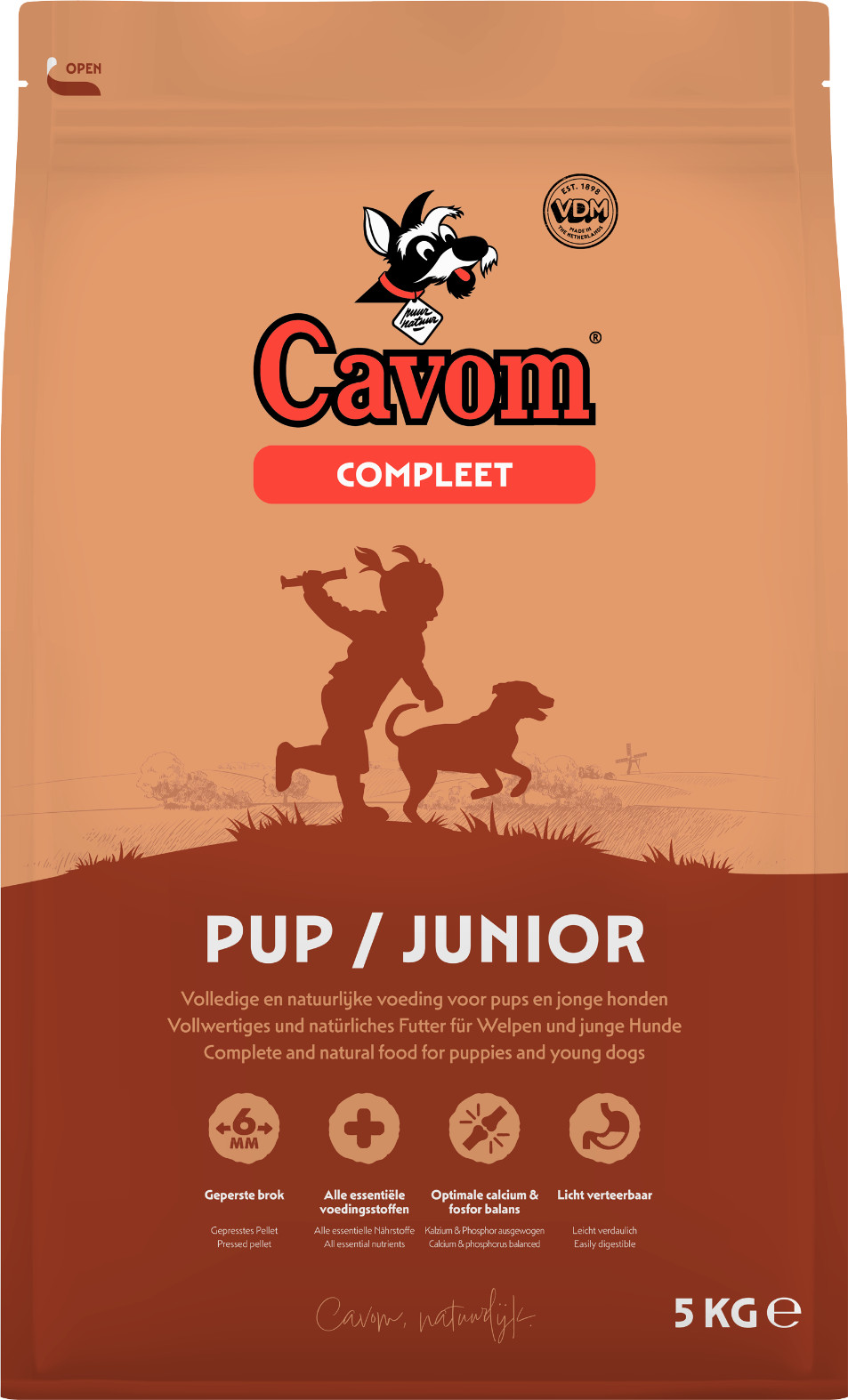 Cavom Compleet Pup/Junior hondenvoer