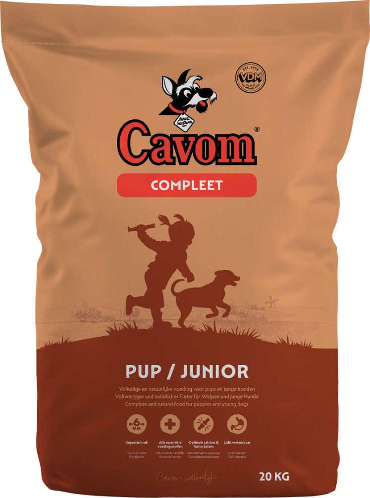 Cavom Compleet Pup/Junior hondenvoer
