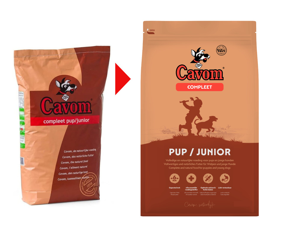 Cavom Compleet Pup/Junior hondenvoer