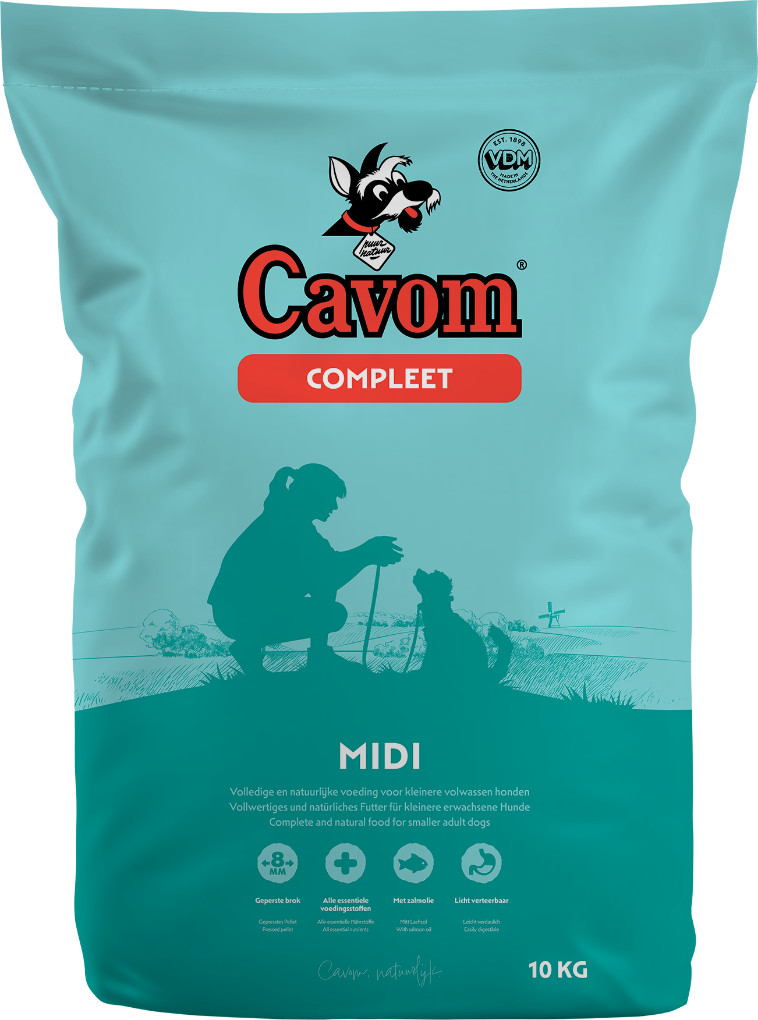Cavom Compleet Midi hondenvoer